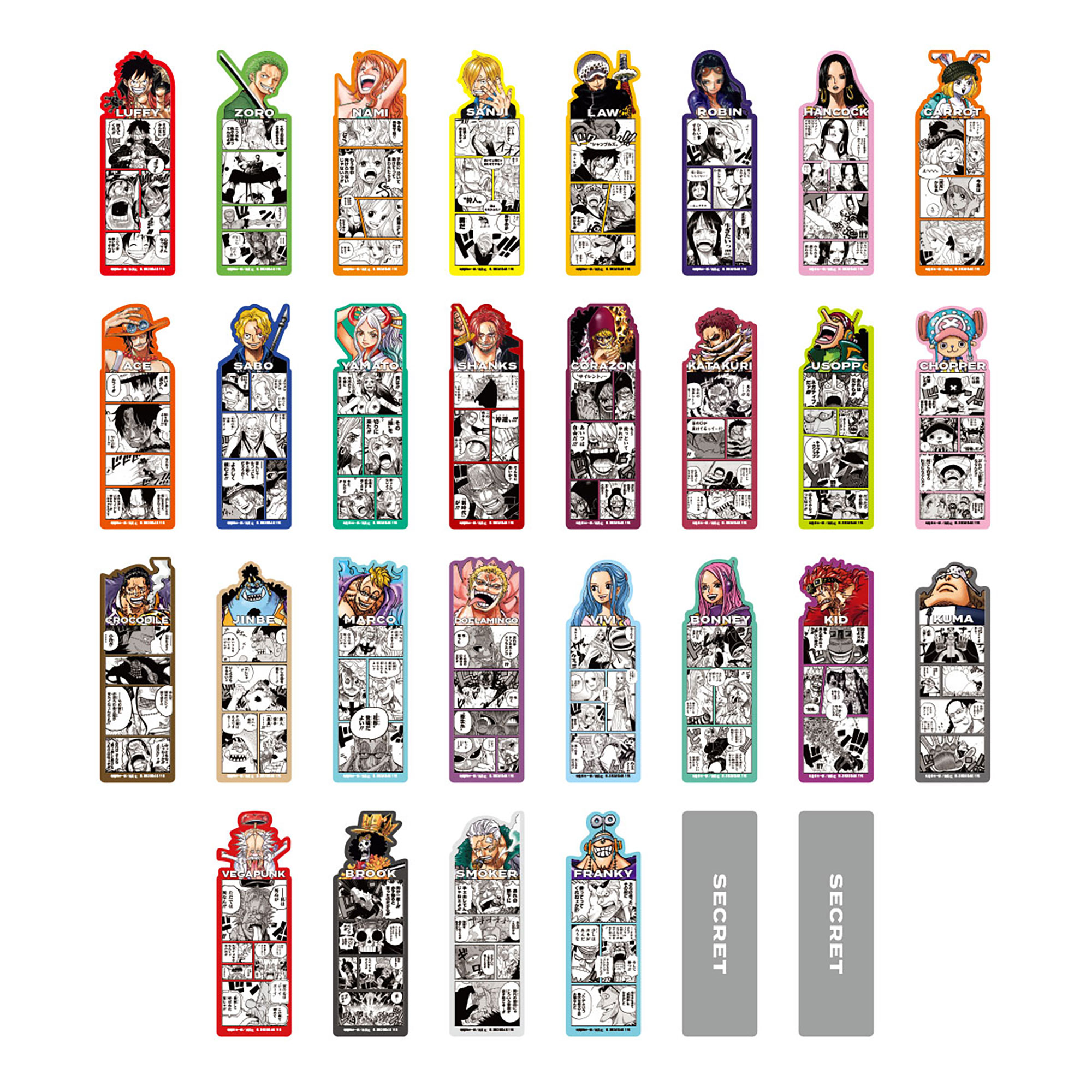 ワンピース ブックマークコレクション 麦わらの一味 コンプ 9点 ブックマークコレクション ONE PIECE | ONE PIECE BASE SHOP