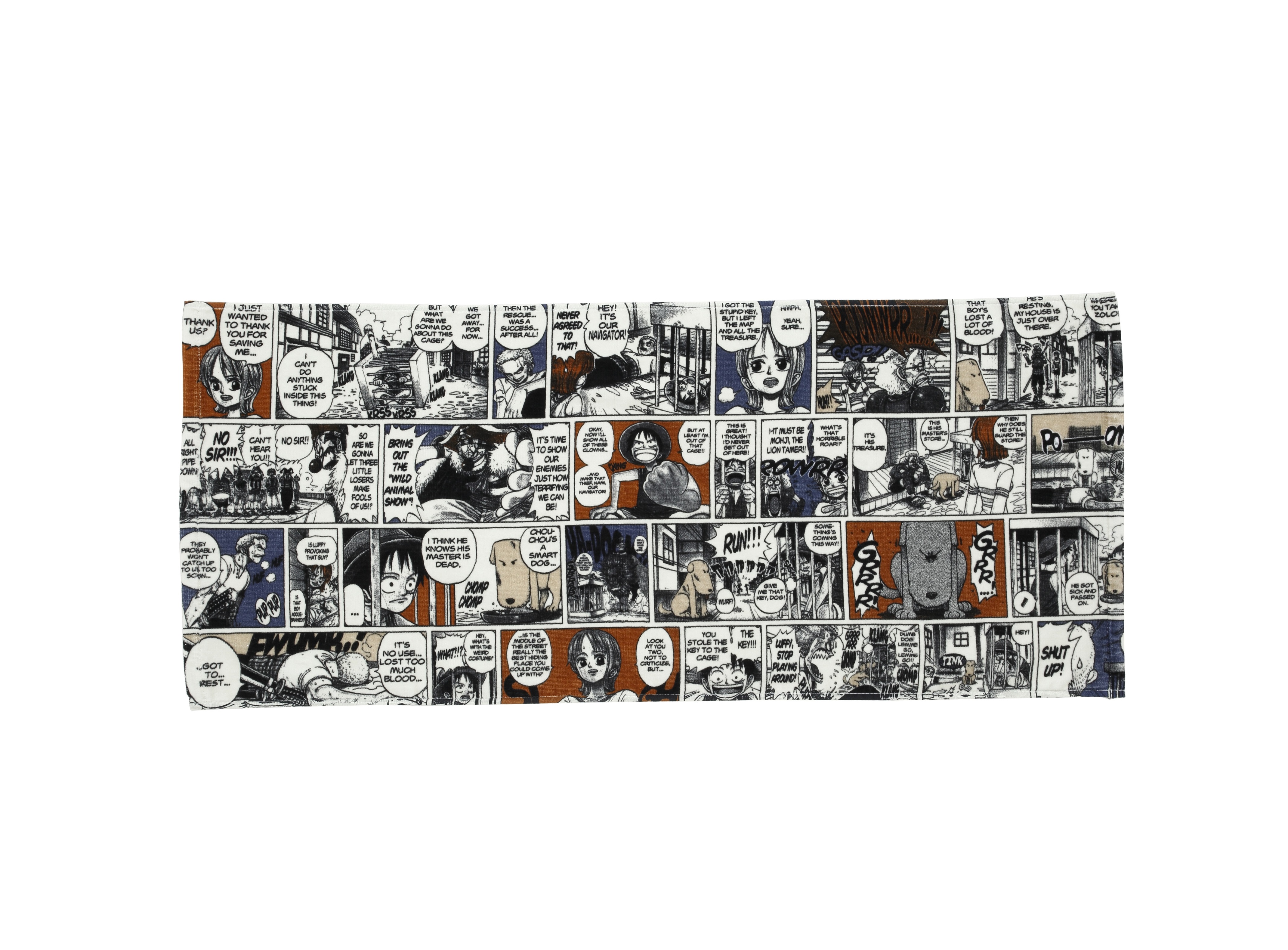 ONE PIECE フェイスタオル(英語コミック柄)B | ONE PIECE BASE SHOP