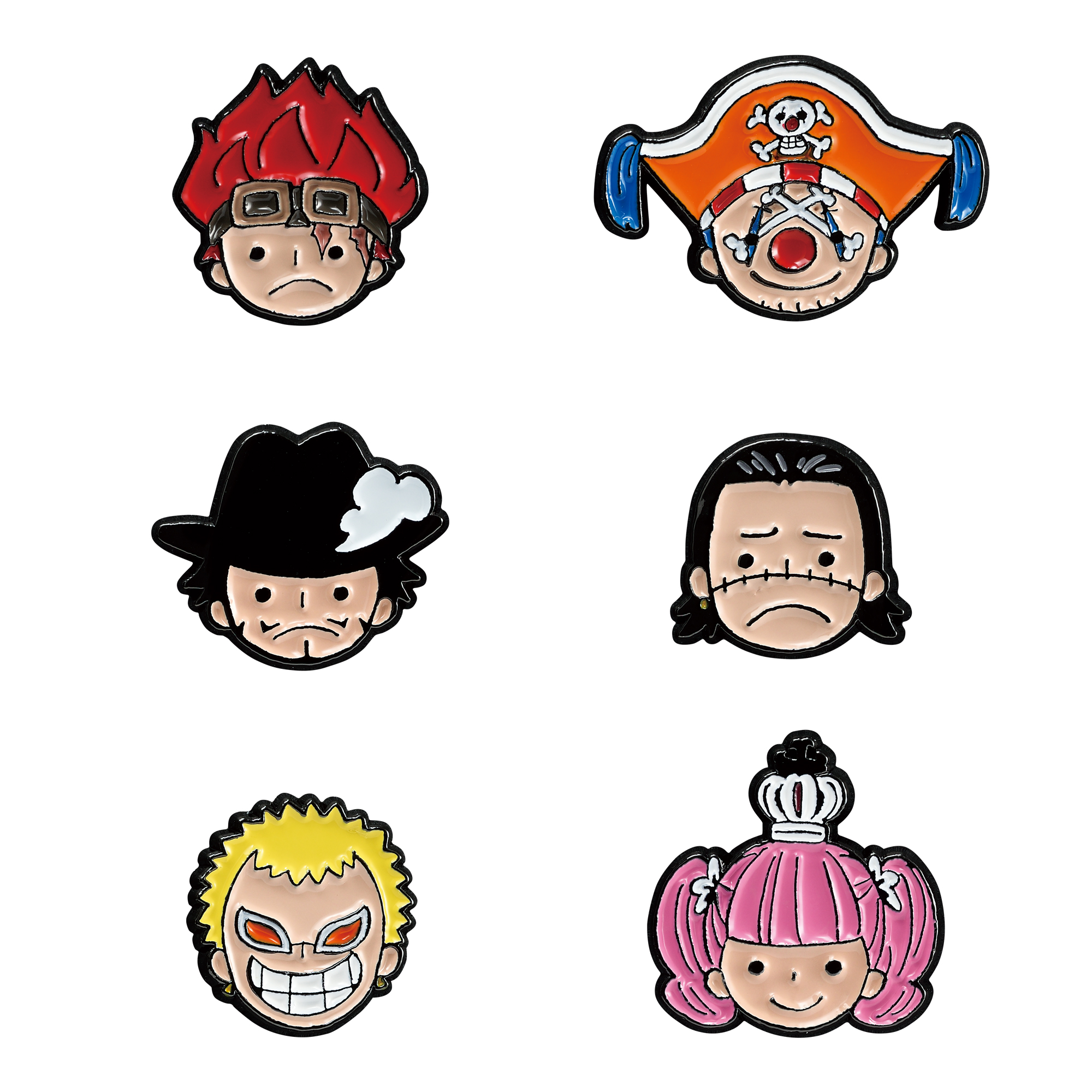 ONE PIECE Face Pins | ONE PIECE BASE SHOP | ONE PIECE BASE SHOP