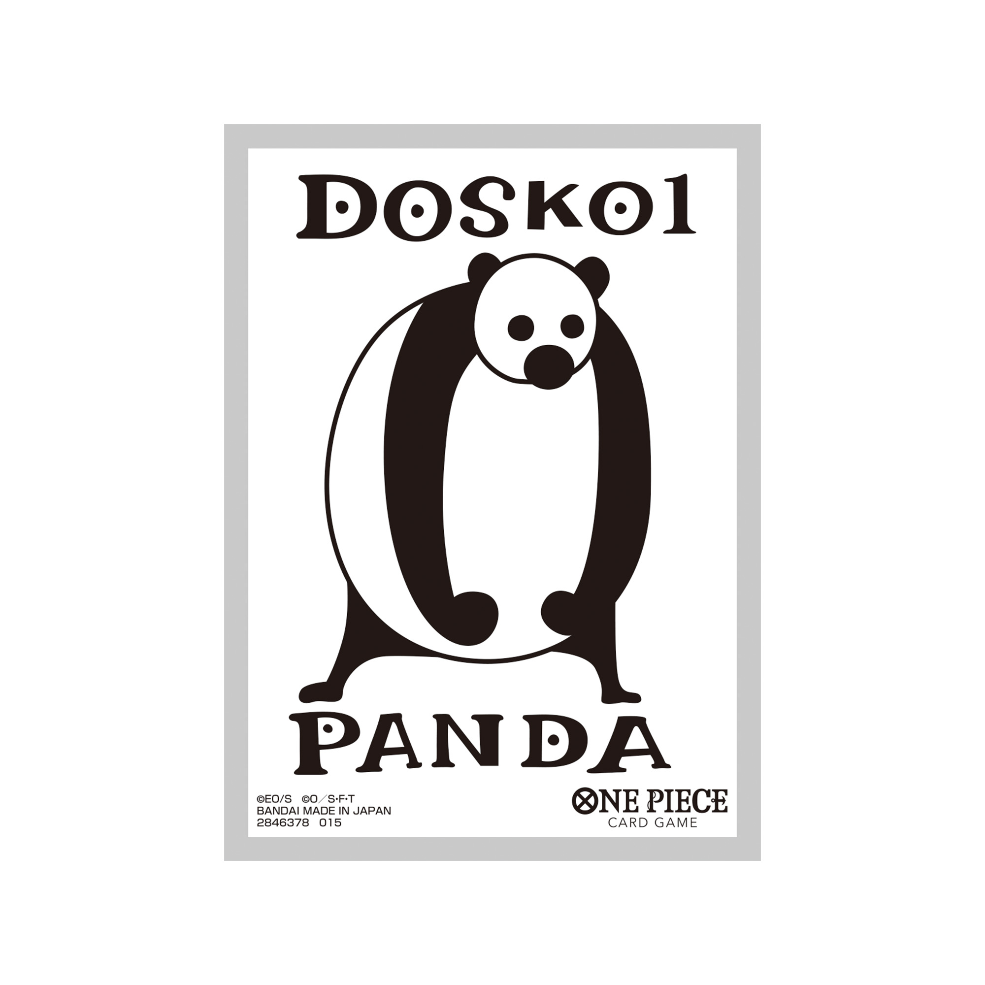 Doskoi PANDA スリーブ　セット ONE PIECEカードゲーム BASE SHOPリミテッドカードスリーブ-Brand