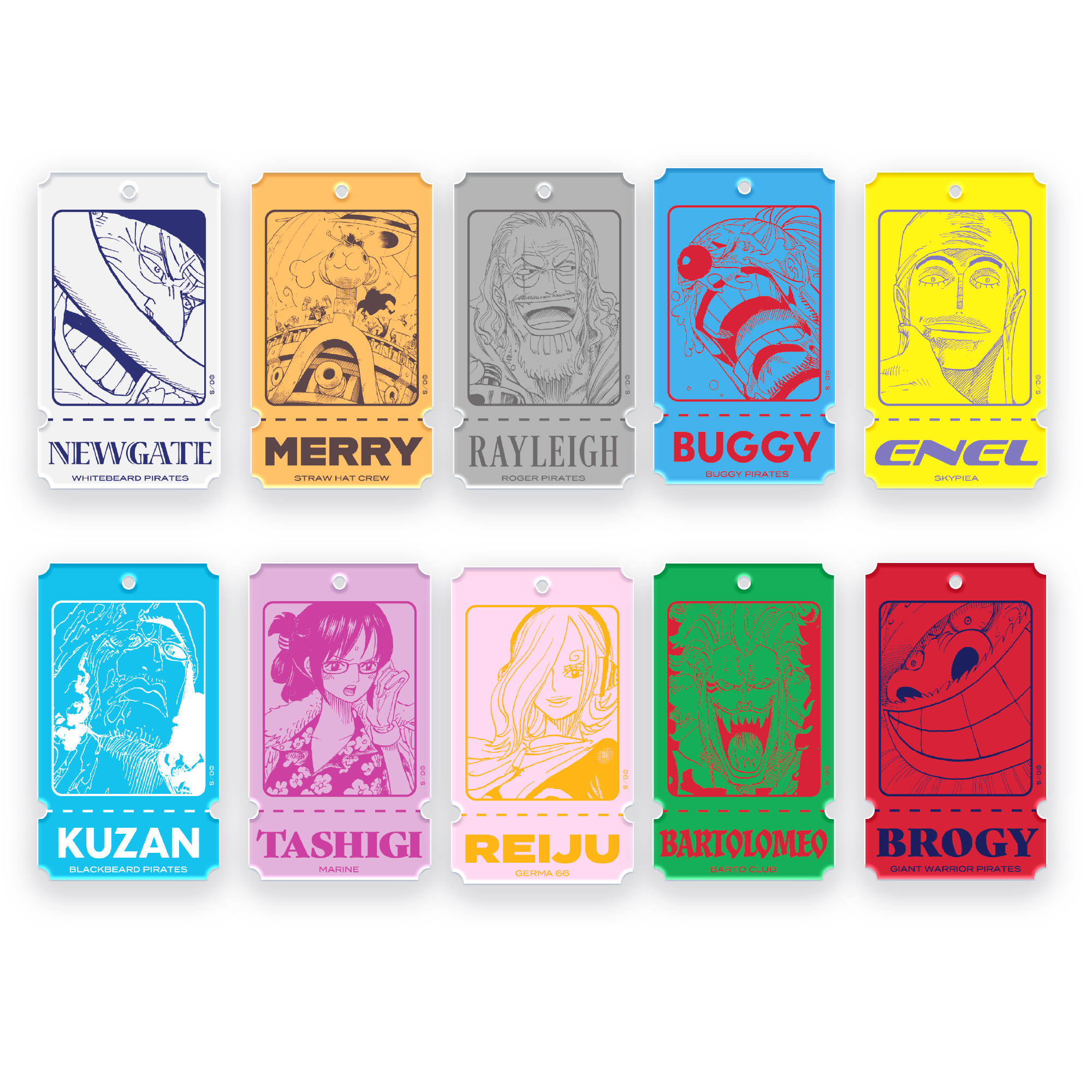 ONE PIECE キャラクターチケットキーリング  画像 4