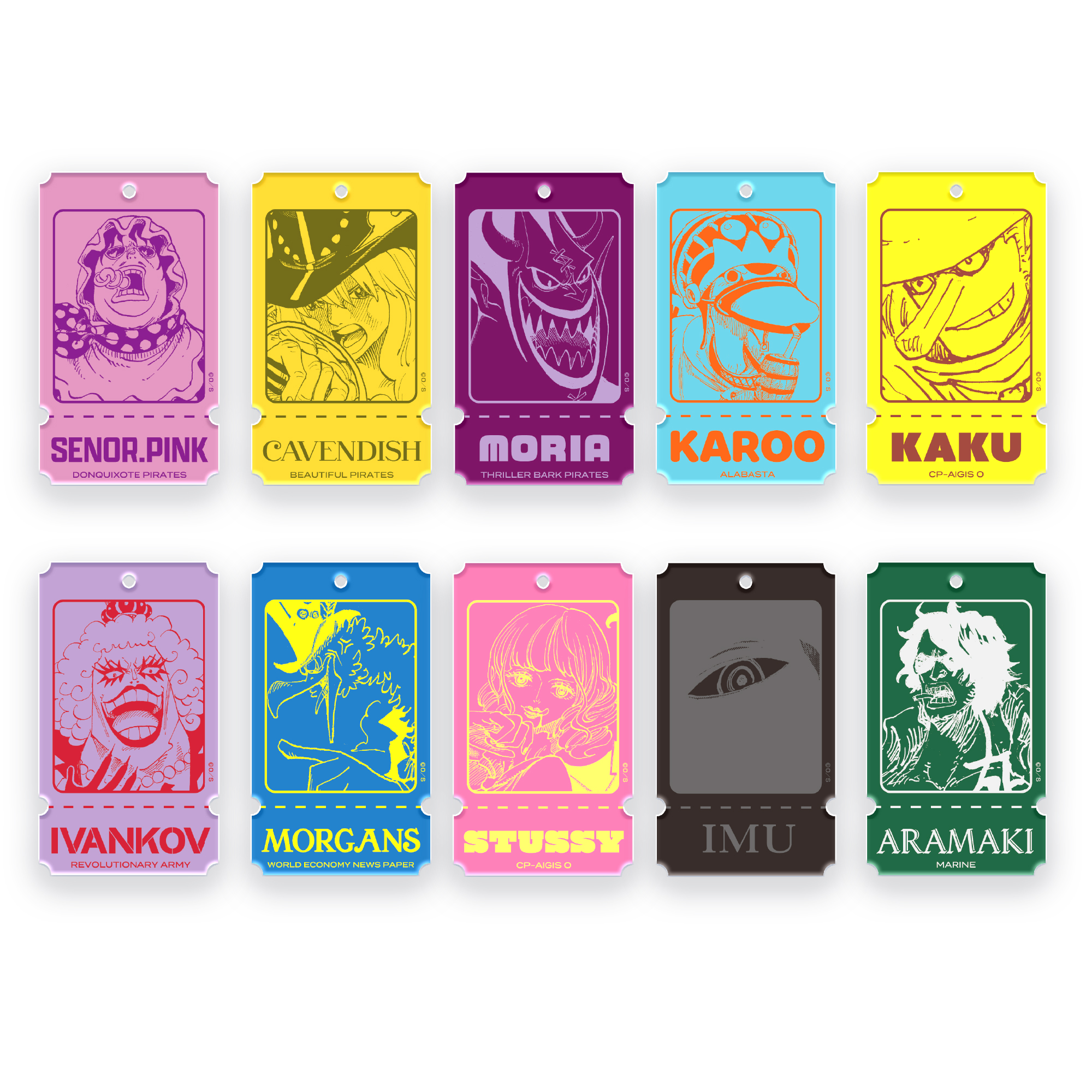 ONE PIECE キャラクターチケットキーリング  画像 8