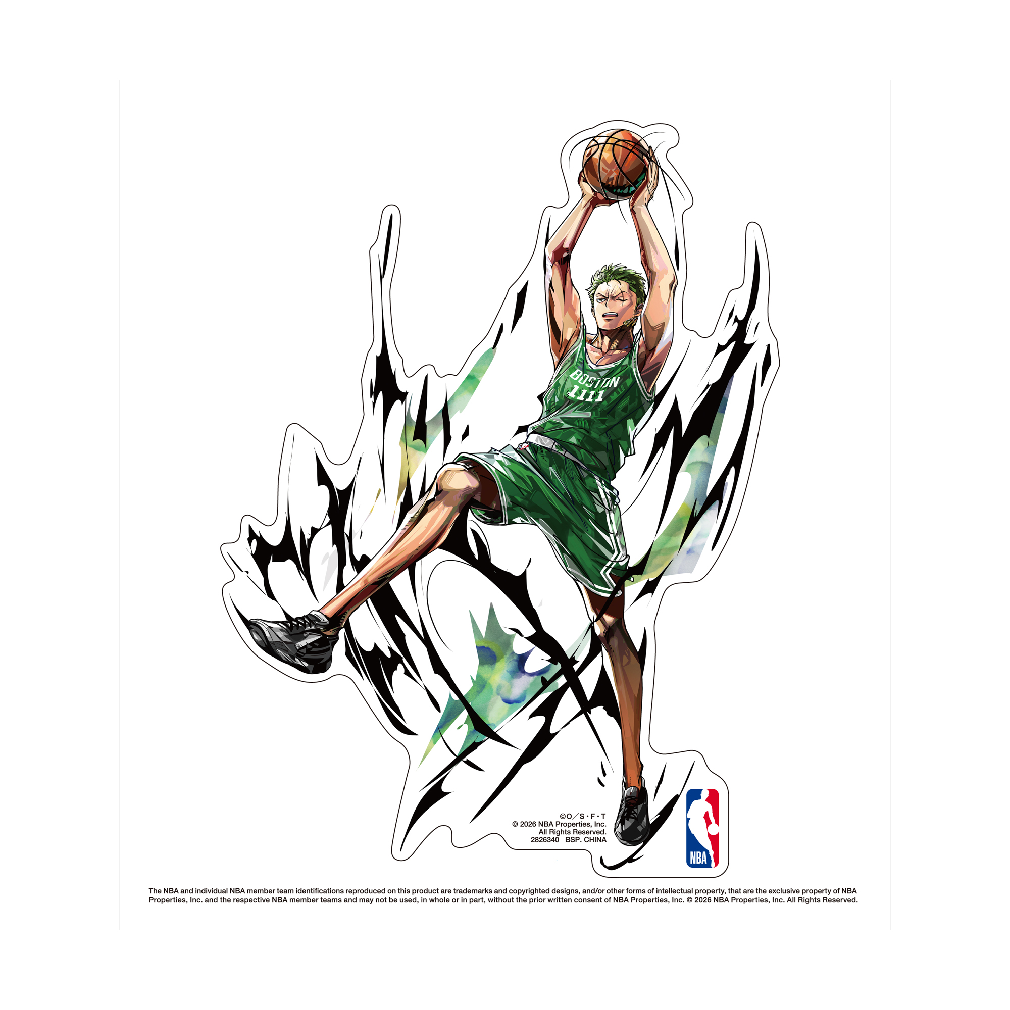 ONE PIECE × NBA STICKER | ONE PIECE BASE SHOP | ワンピースベース