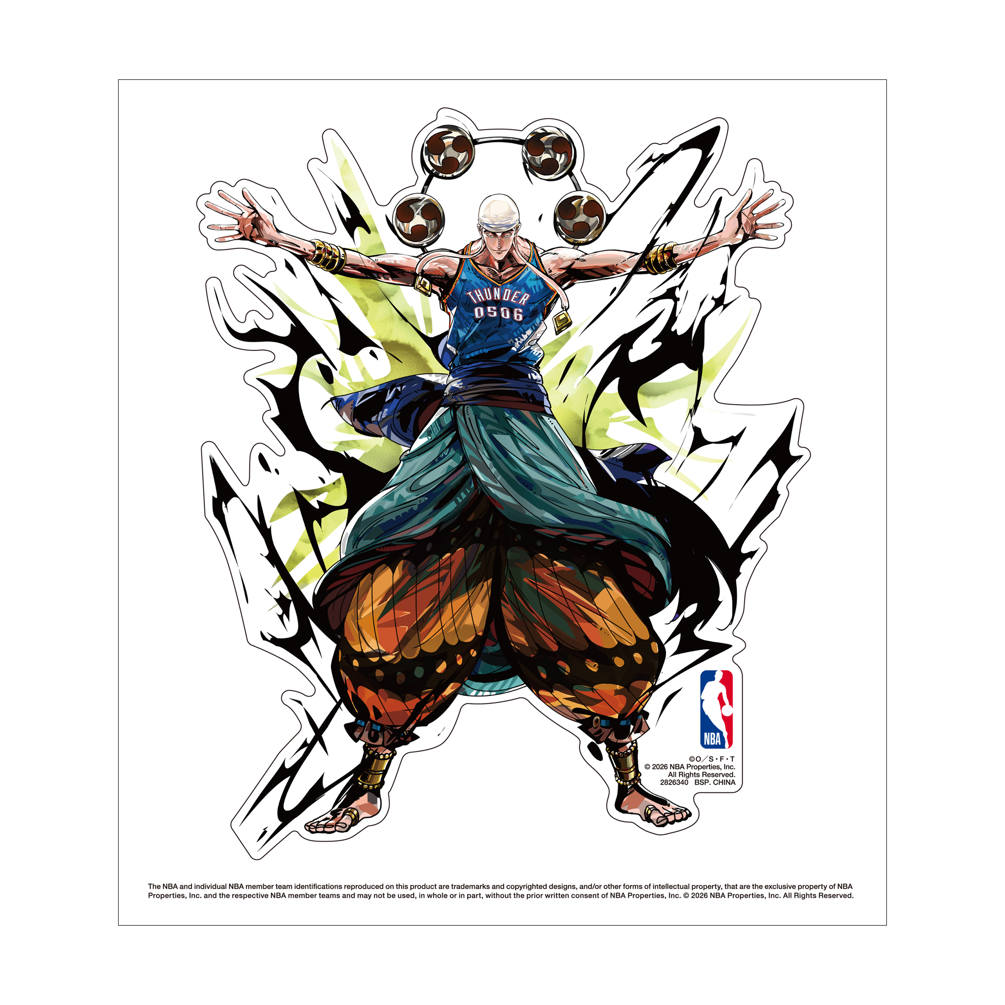 ONE PIECE × NBA STICKER | ONE PIECE BASE SHOP | ワンピースベース