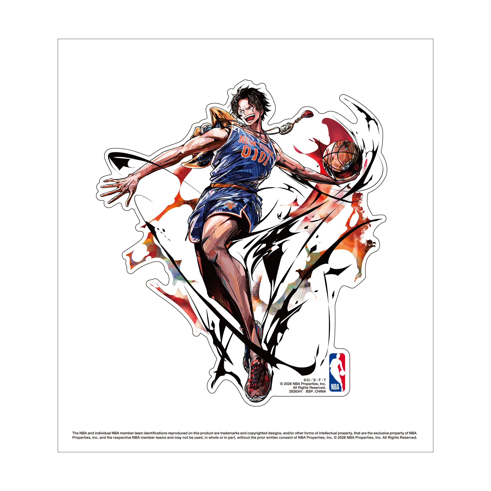 ONE PIECE × NBA STICKER | ONE PIECE BASE SHOP | ワンピースベース