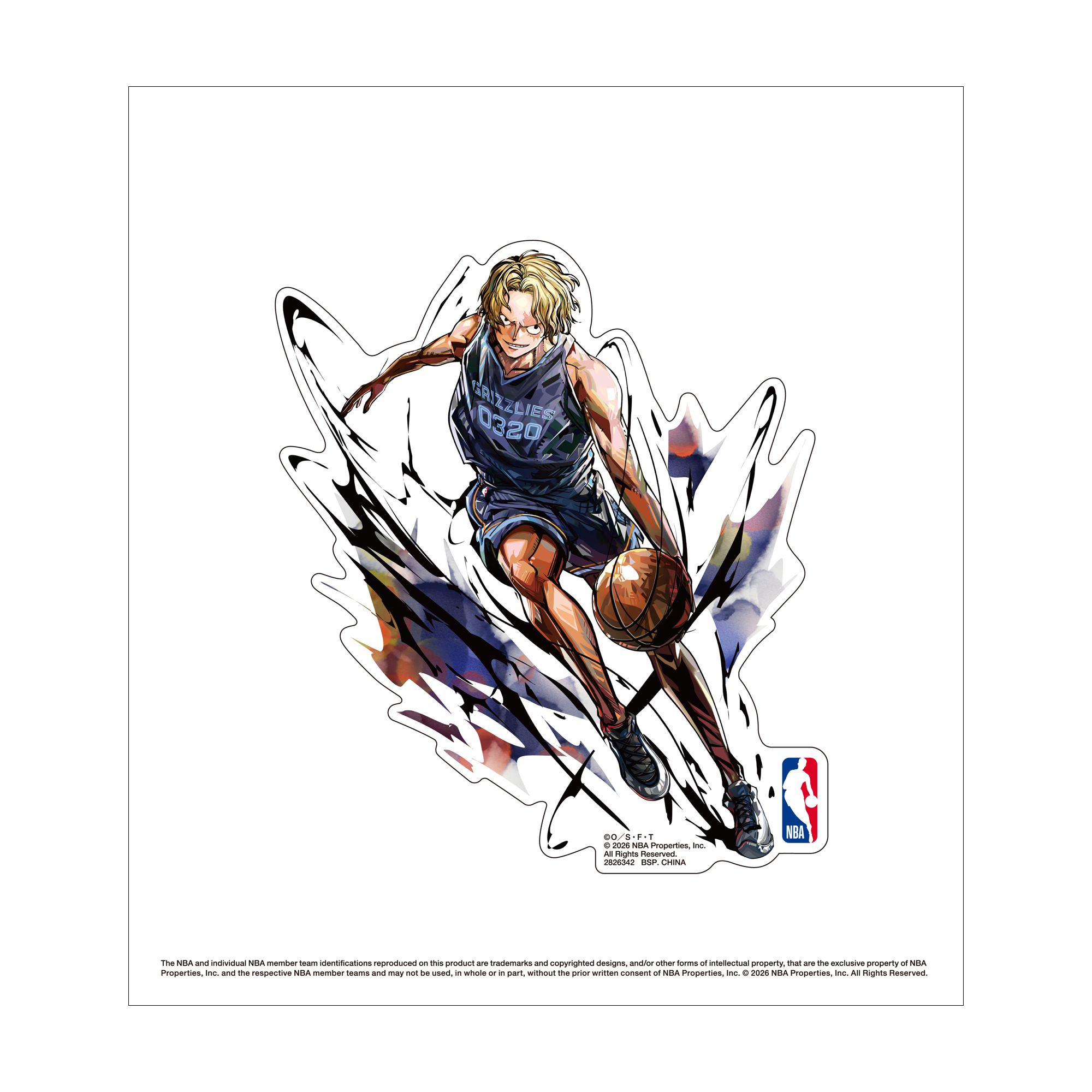 ONE PIECE × NBA STICKER | ONE PIECE BASE SHOP | ワンピースベース