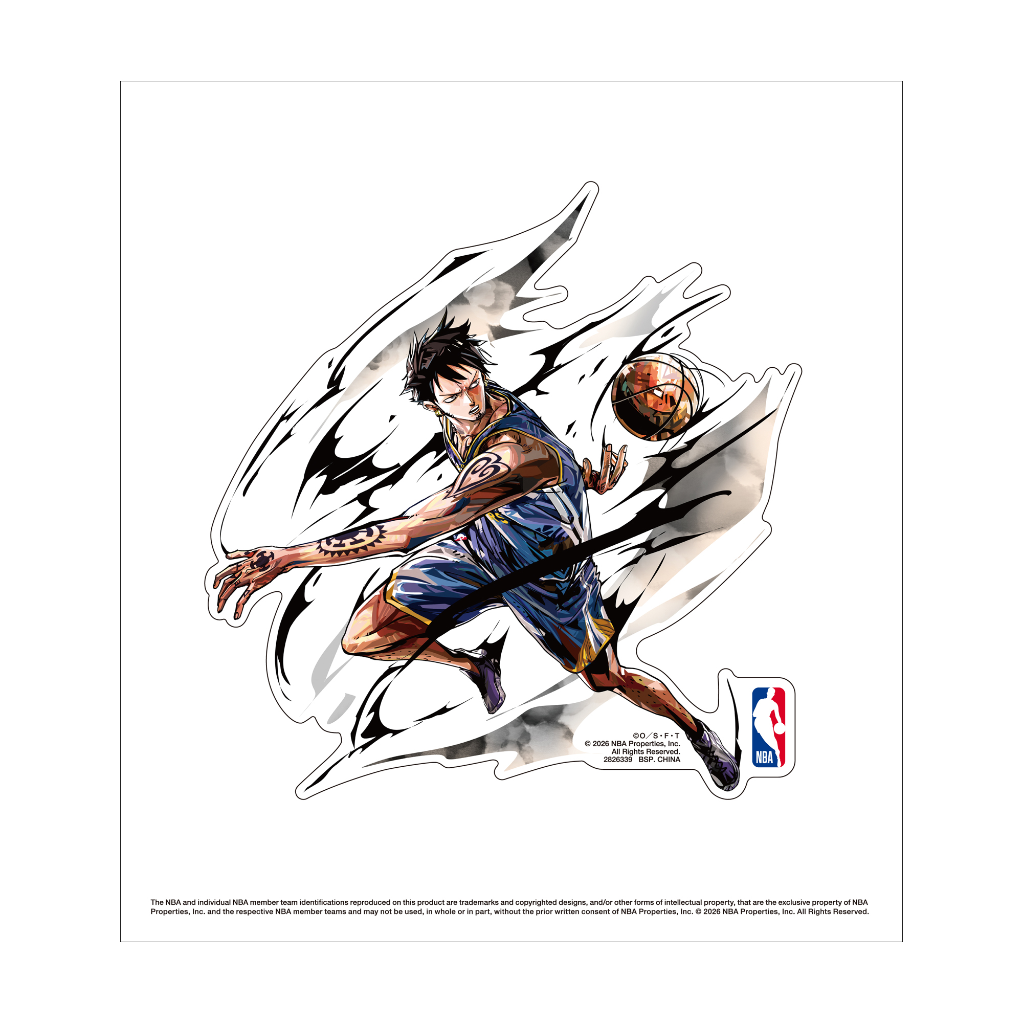 ONE PIECE × NBA STICKER | ONE PIECE BASE SHOP | ワンピースベース