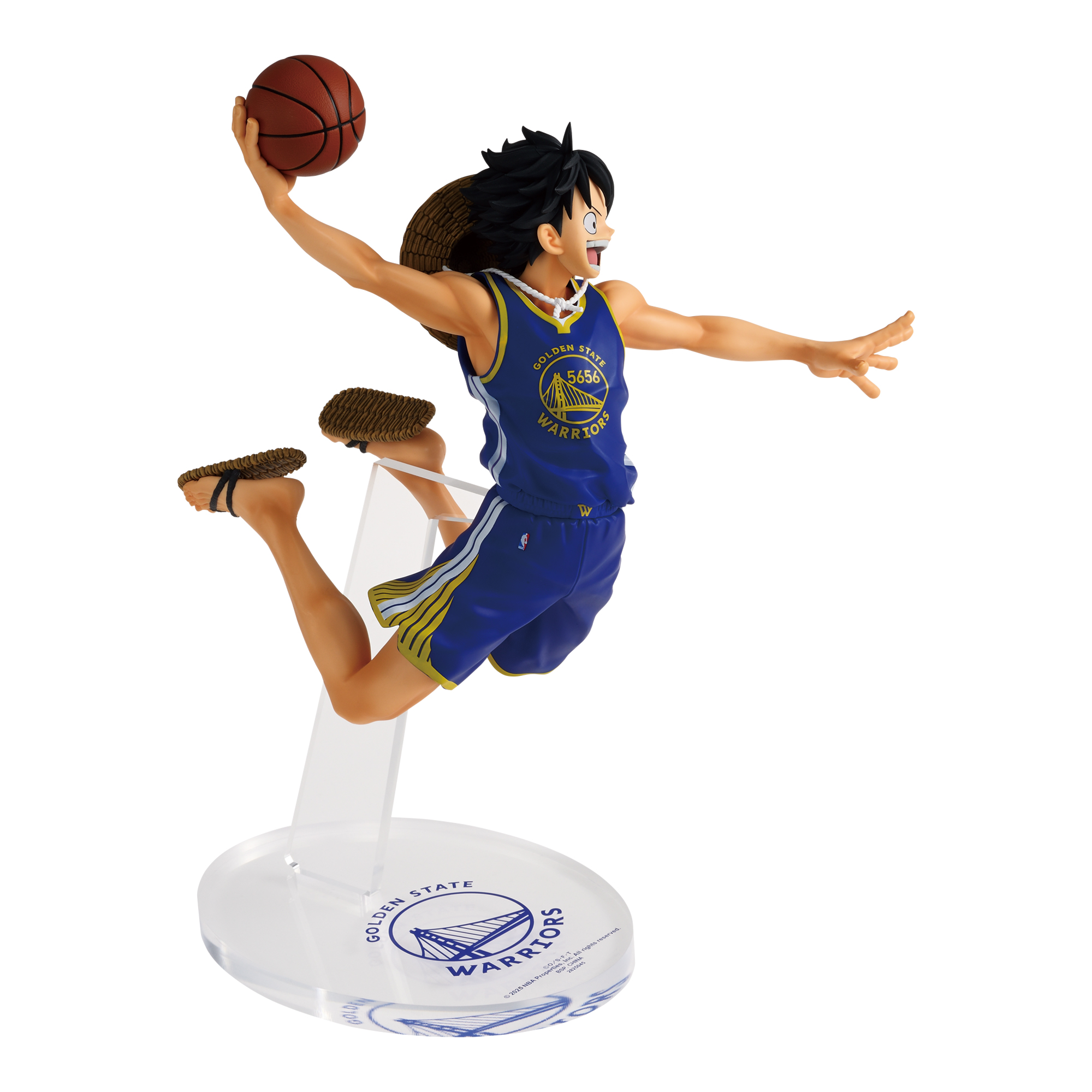 ONE PIECE ×NBA MASTER STARS PIECE THE MONKEY.D.LUFFY GOLDEN STATE