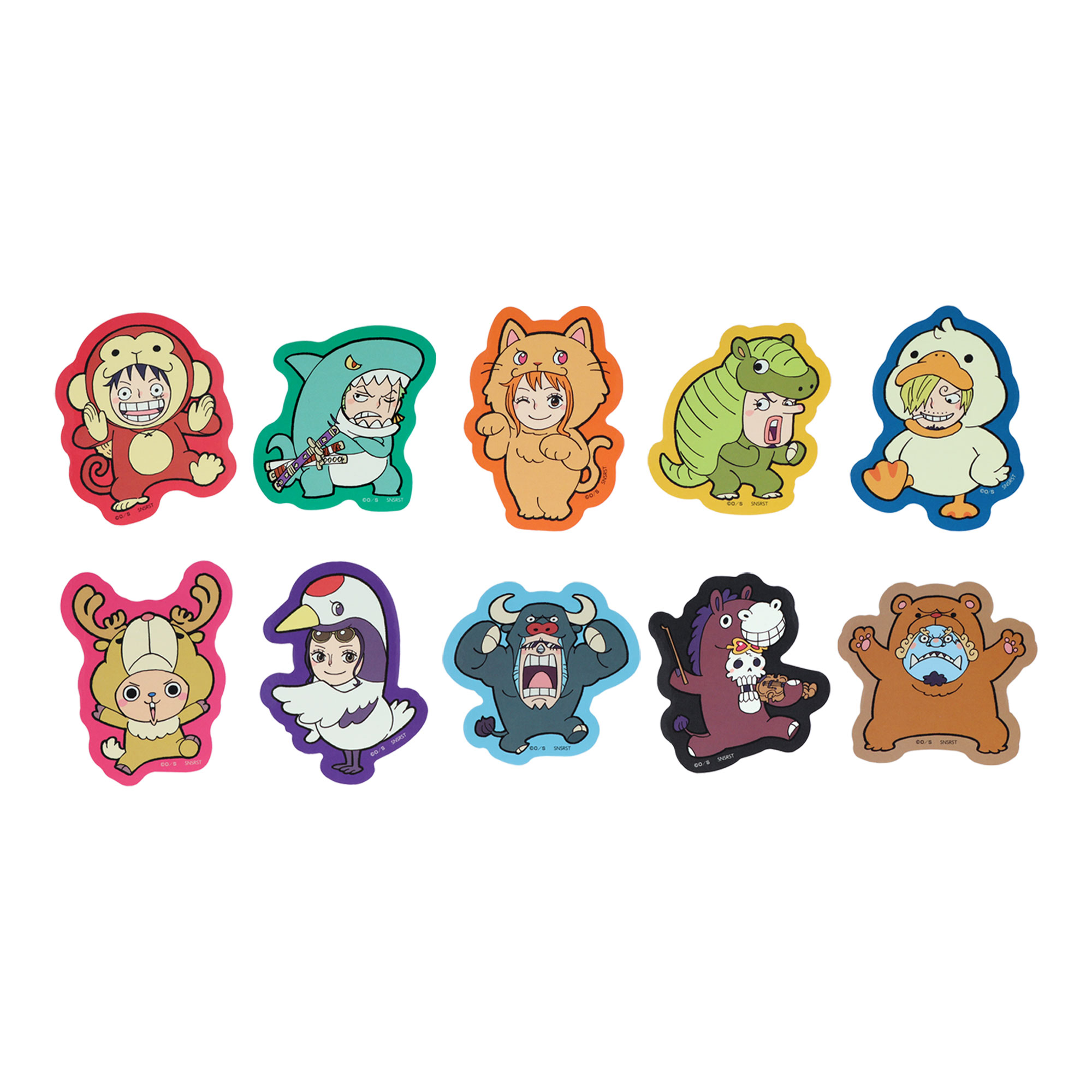 ONE PIECE ステッカー きぐるみ柄 画像 12